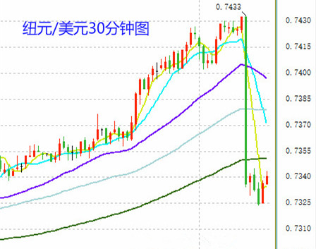 新西兰四季度CPI大失所望 纽元/美元暴跌逾100点