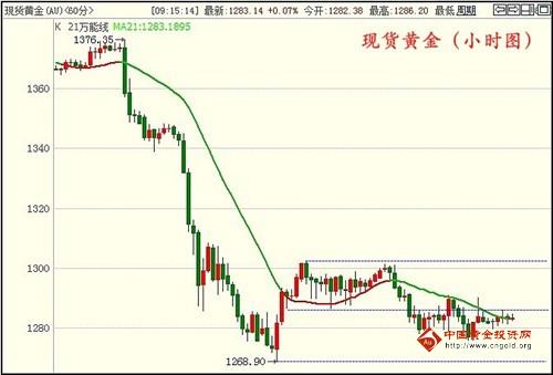 今日金价破蛹之势 现货黄金料攀高峰