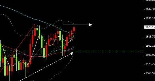 黄金价格高位盘整 谨防晚间大幅回落