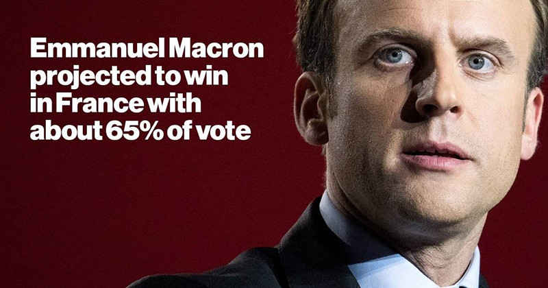 法国大选终落幕 马克龙成功当选
